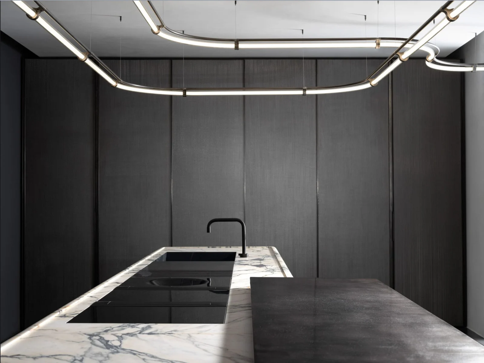 Solomia Home contemporary kitchen and lighting interior from the Solomia Home site.