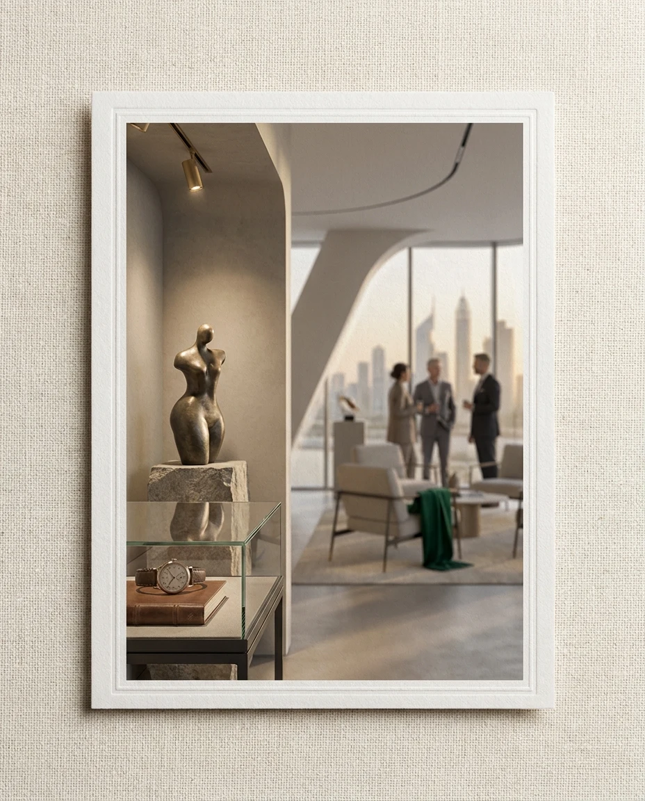Editorial visual for Art Dubai profile context in Dubai
