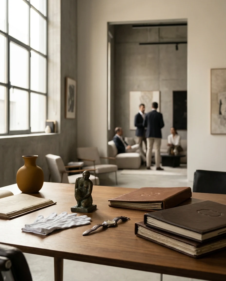 Editorial visual for Efie Gallery profile context in Dubai