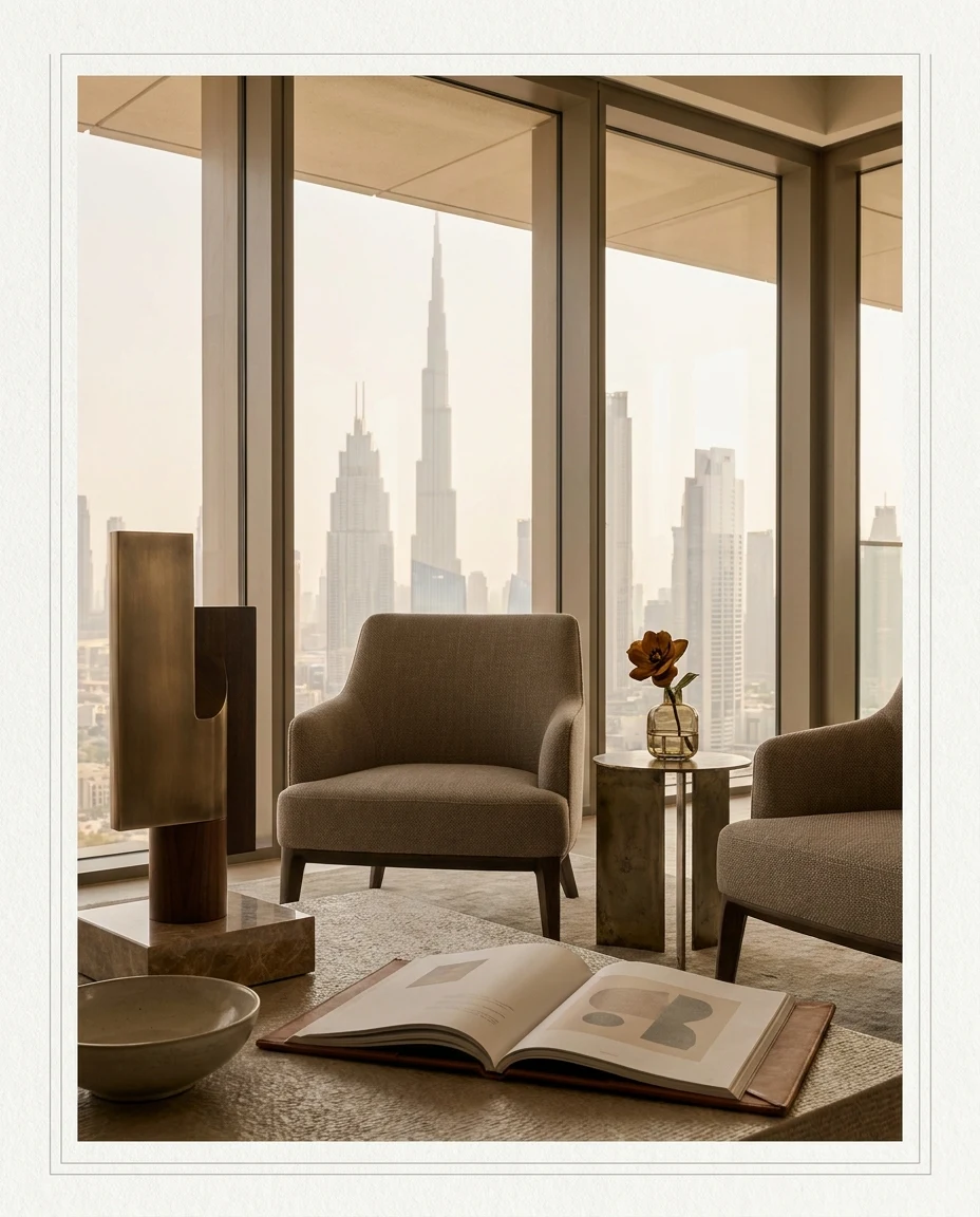 Editorial visual for Gallery Isabelle profile context in Dubai
