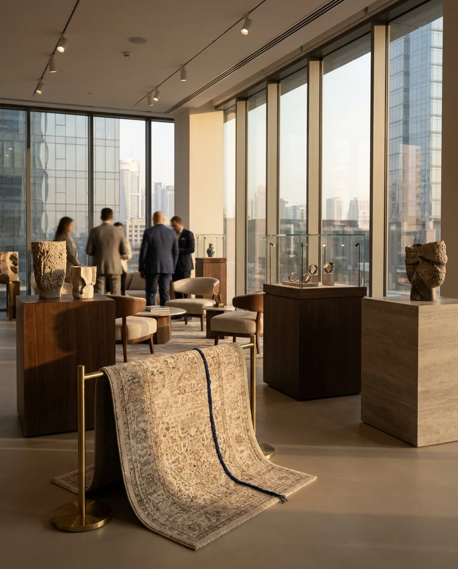 Editorial visual for Hands Carpets FZ-LLC profile context in Dubai