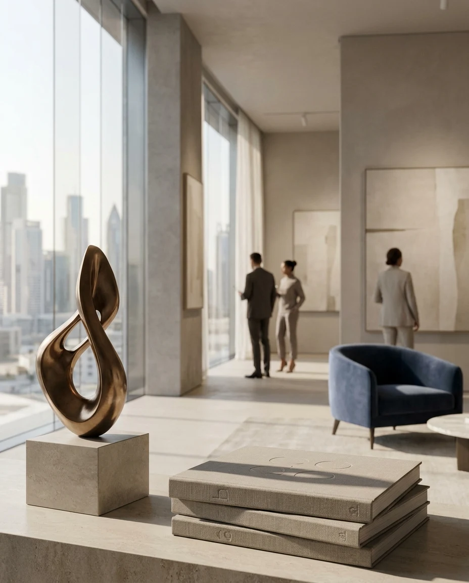 Editorial visual for LVMH FG ME FZ-LLC profile context in Dubai