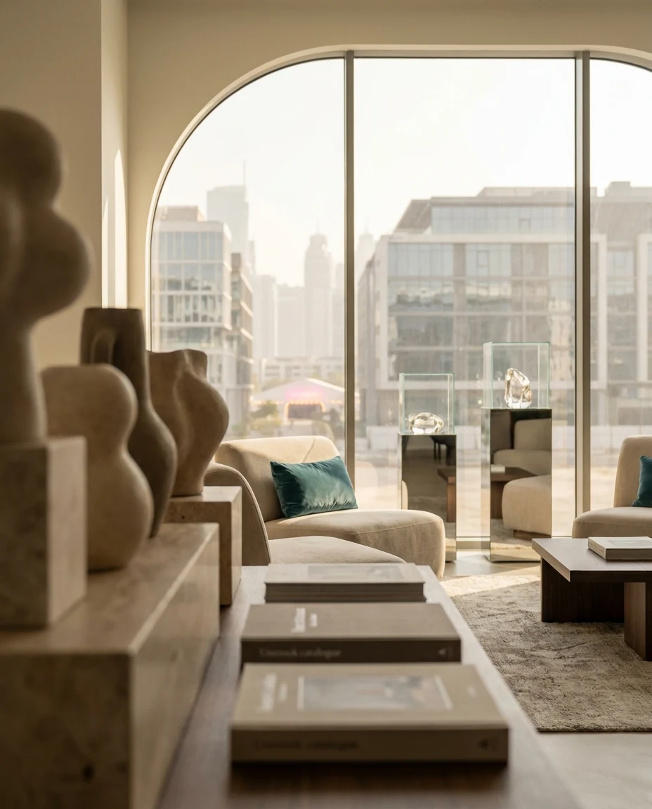 Editorial visual for Porcelanosa Middle East profile context in Dubai