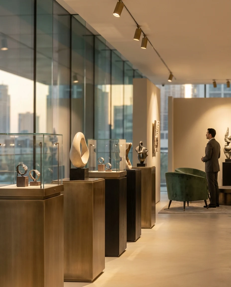 Editorial visual for Sconci Art Gallery profile context in Dubai