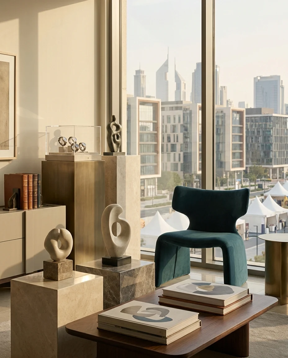 Editorial visual for Teknion Middle East profile context in Dubai