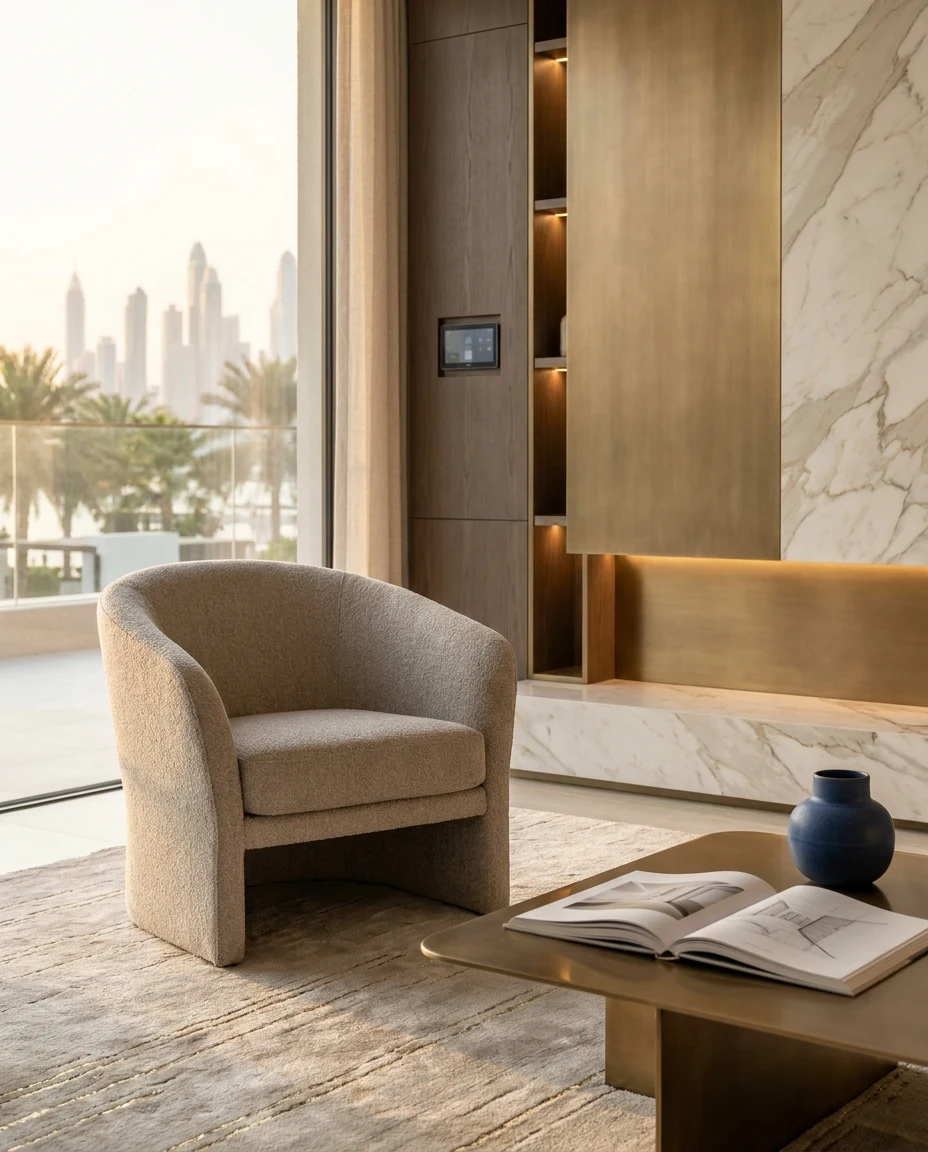 Editorial visual for Bishop Design profile context in Dubai