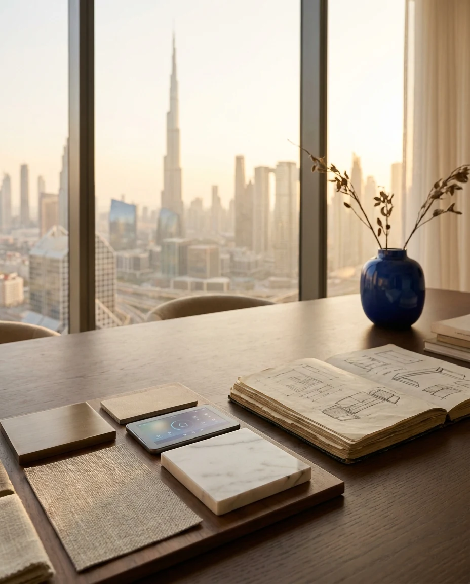 Editorial visual for Design Tomorrow FZ-LLC profile context in Dubai