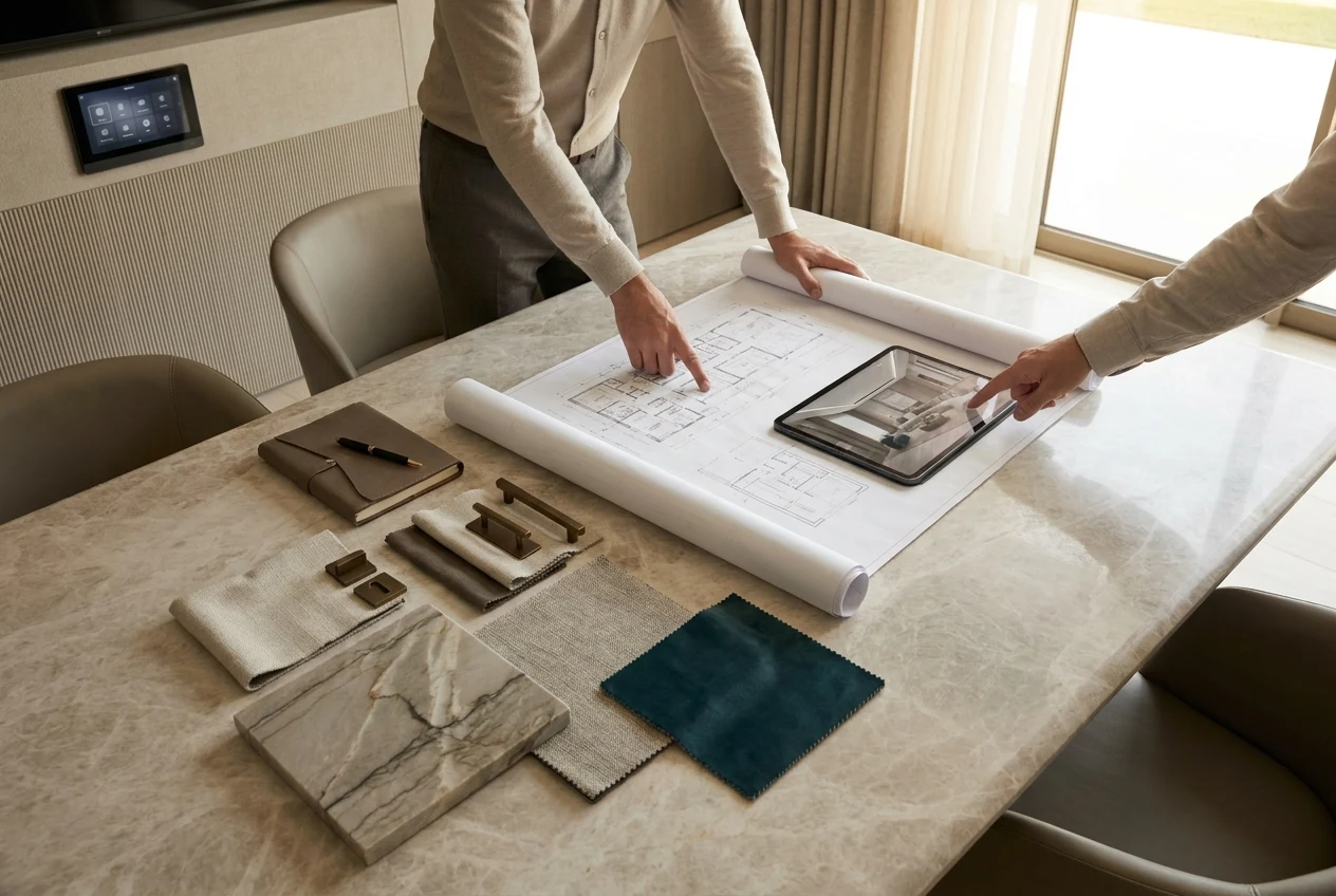 Editorial Interior Design visual for Giorgetti Dubai