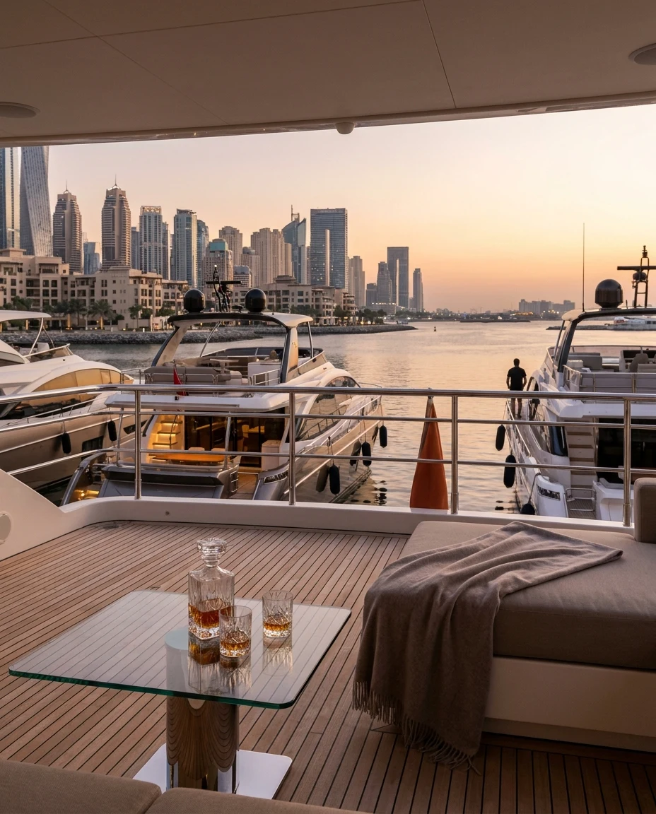 Editorial Yachts visual for BookAnyBoat Dubai