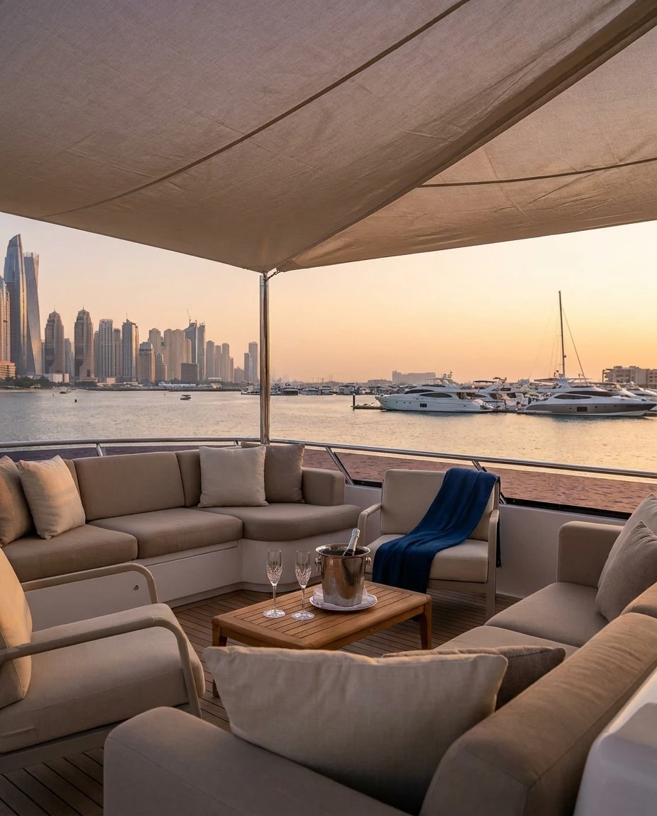Editorial Yachts visual for BookAnyBoat Dubai