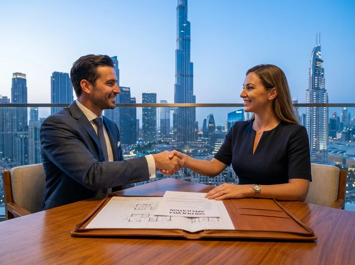 Dubai Golden Visa Through Property Investment appointment or site visit context in Dubai