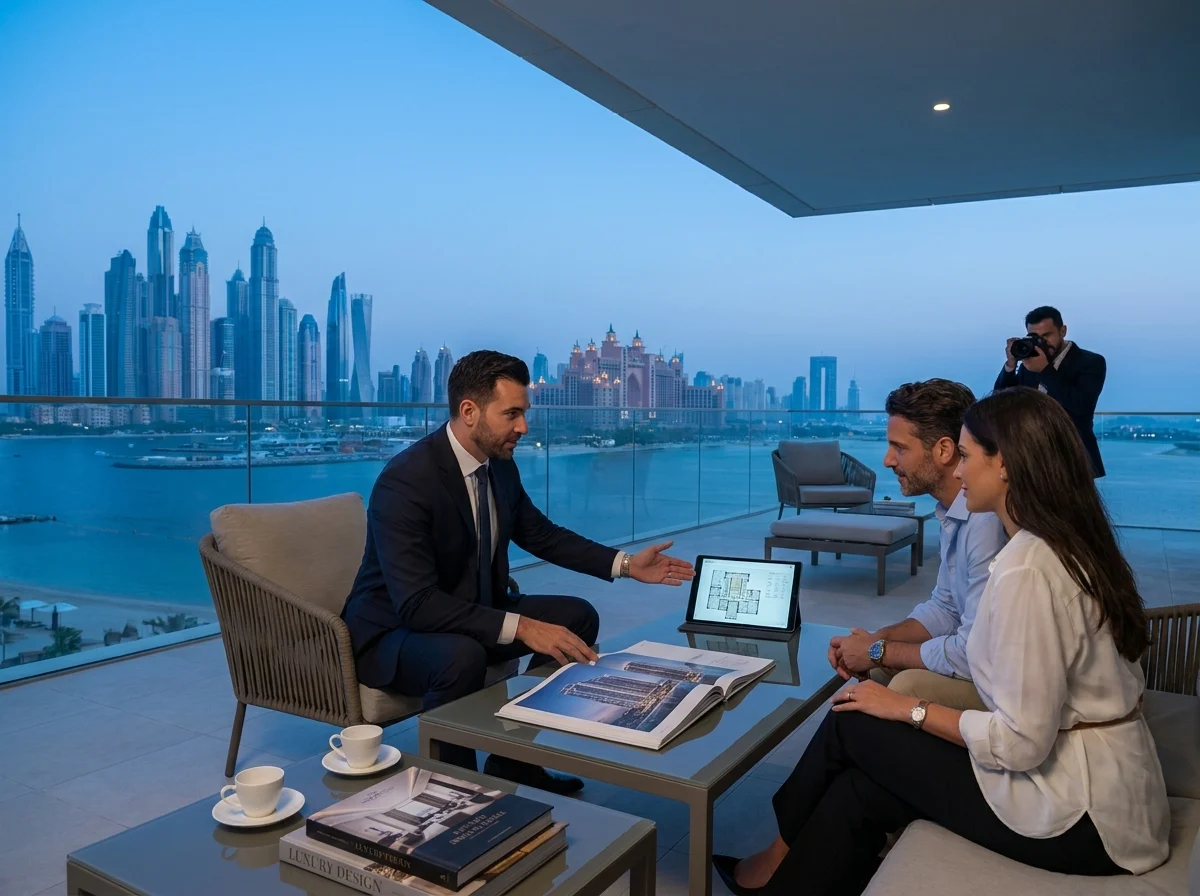 Palm Jumeirah Luxury Property Guide appointment or site visit context in Dubai