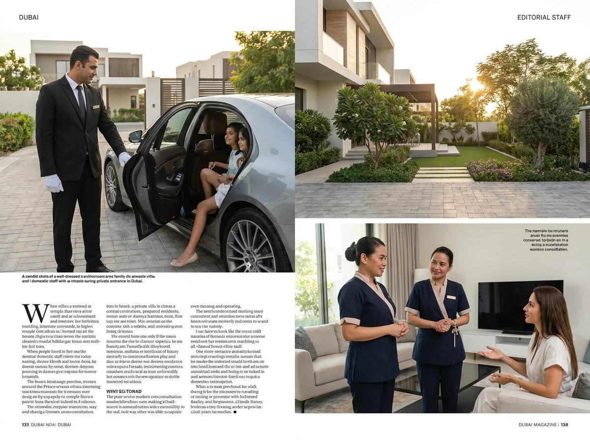 Domestic Staff, Drivers and Nannies in Dubai appointment or site visit context in Dubai