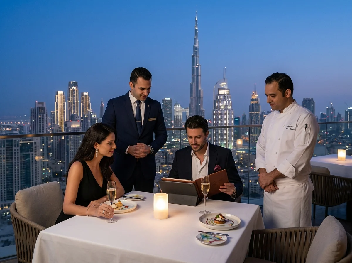 Best Fine Dining Restaurants in Dubai appointment or site visit context in Dubai
