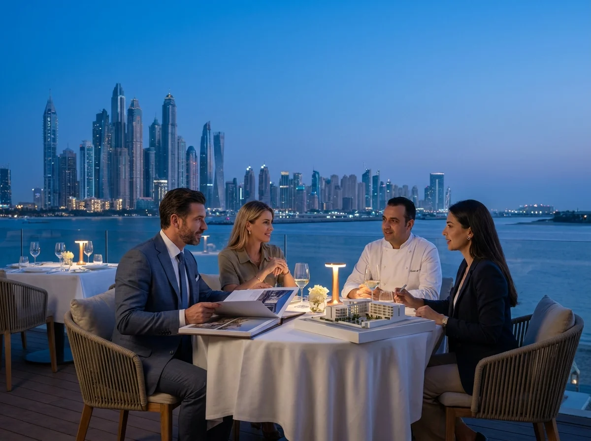 Best Restaurants on Palm Jumeirah appointment or site visit context in Dubai