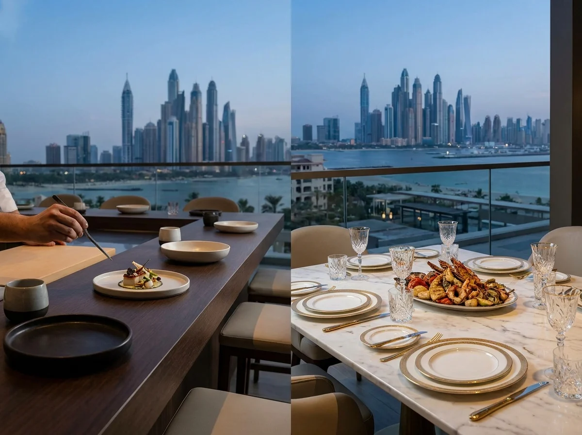Chef Table Experiences in Dubai comparison detail in Dubai