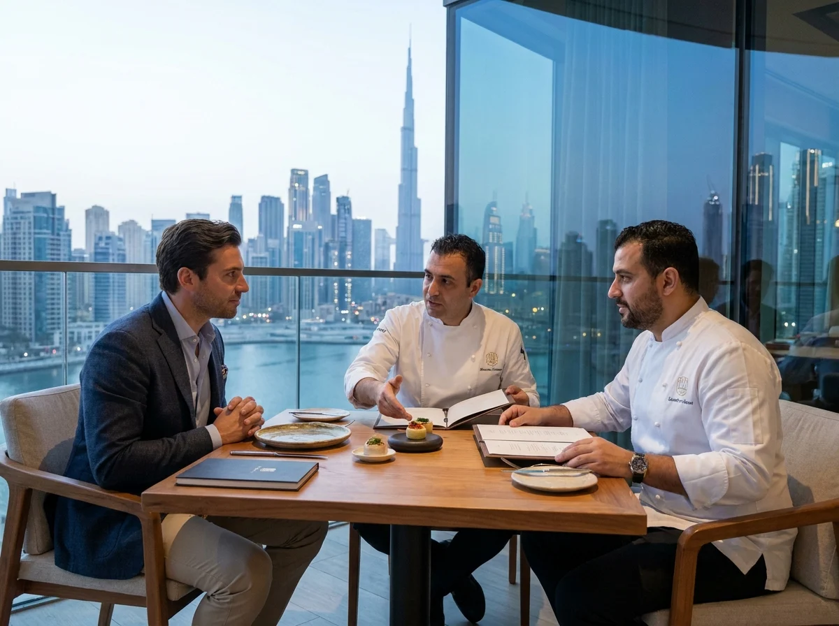 Chef Table Experiences in Dubai appointment or site visit context in Dubai