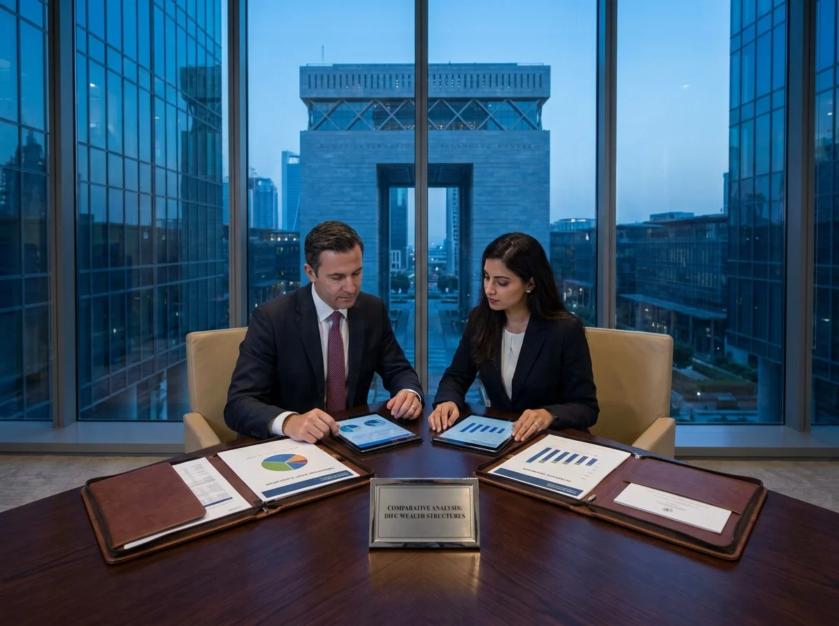 DIFC Guide for Private Wealth comparison detail in Dubai