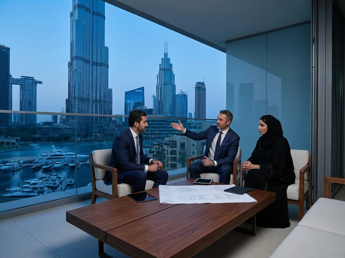 Dubai Private Wealth Advisors appointment or site visit context in Dubai