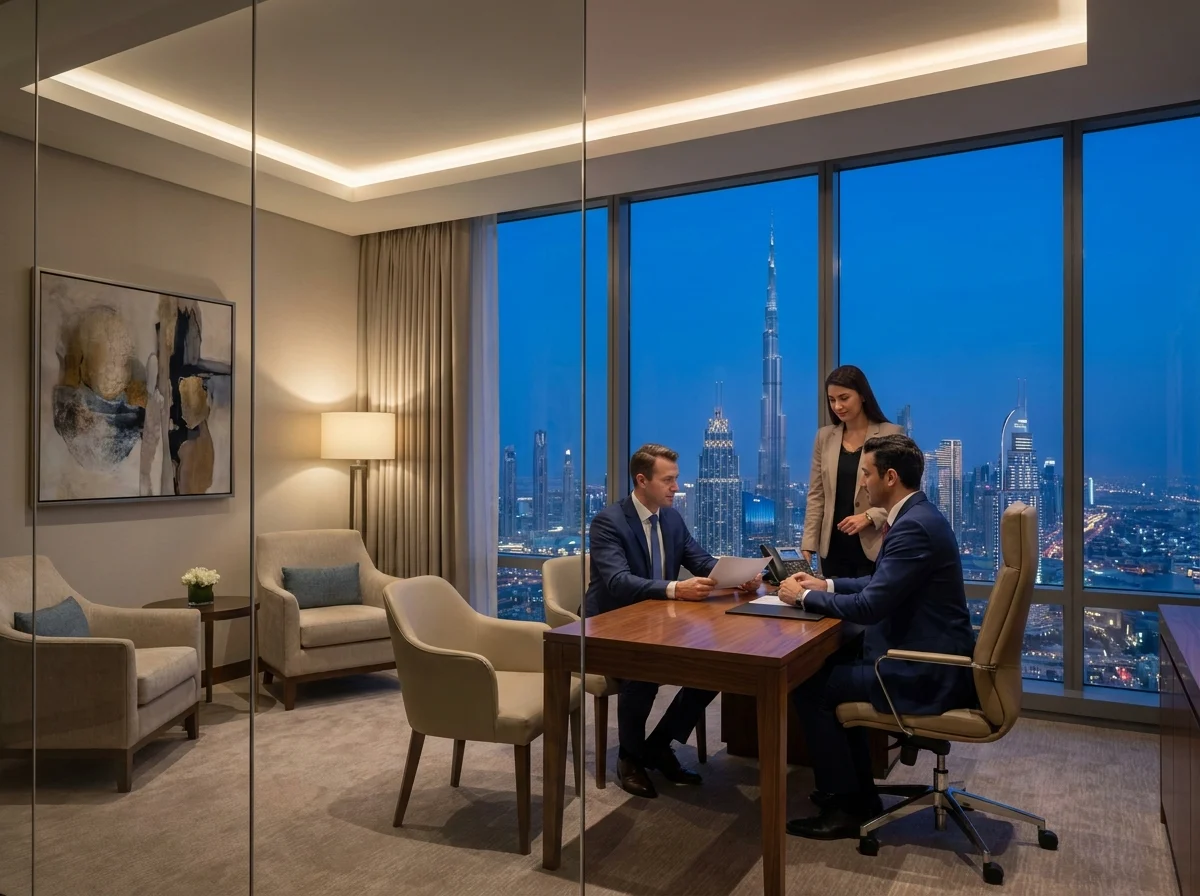 Private Banking in Dubai appointment or site visit context in Dubai