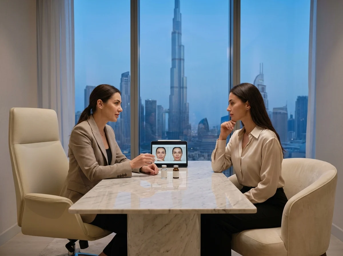 Aesthetic Clinic Consultation Dubai comparison detail in Dubai