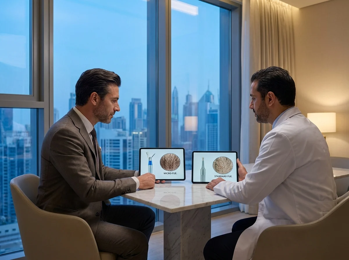Hair Transplant Premium Clinics Dubai comparison detail in Dubai