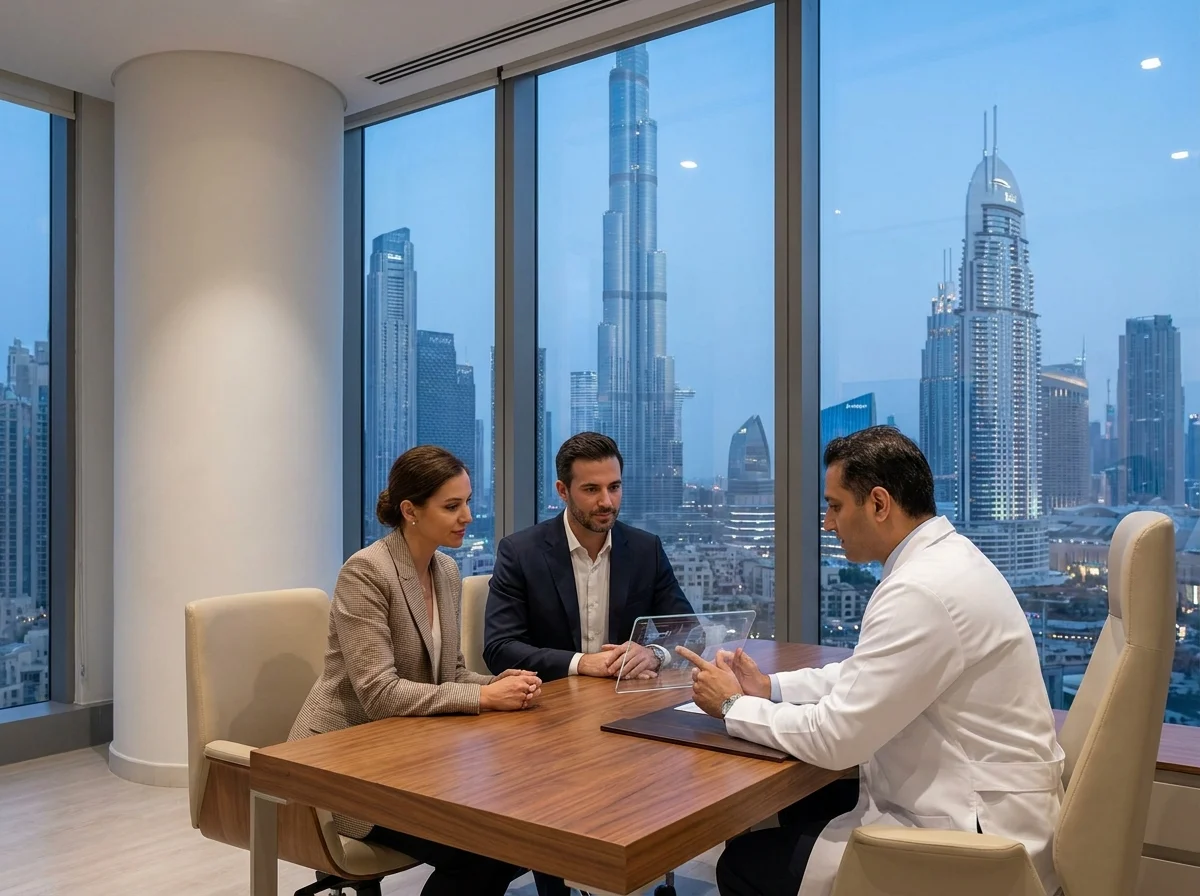 Longevity Clinics in Dubai appointment or site visit context in Dubai
