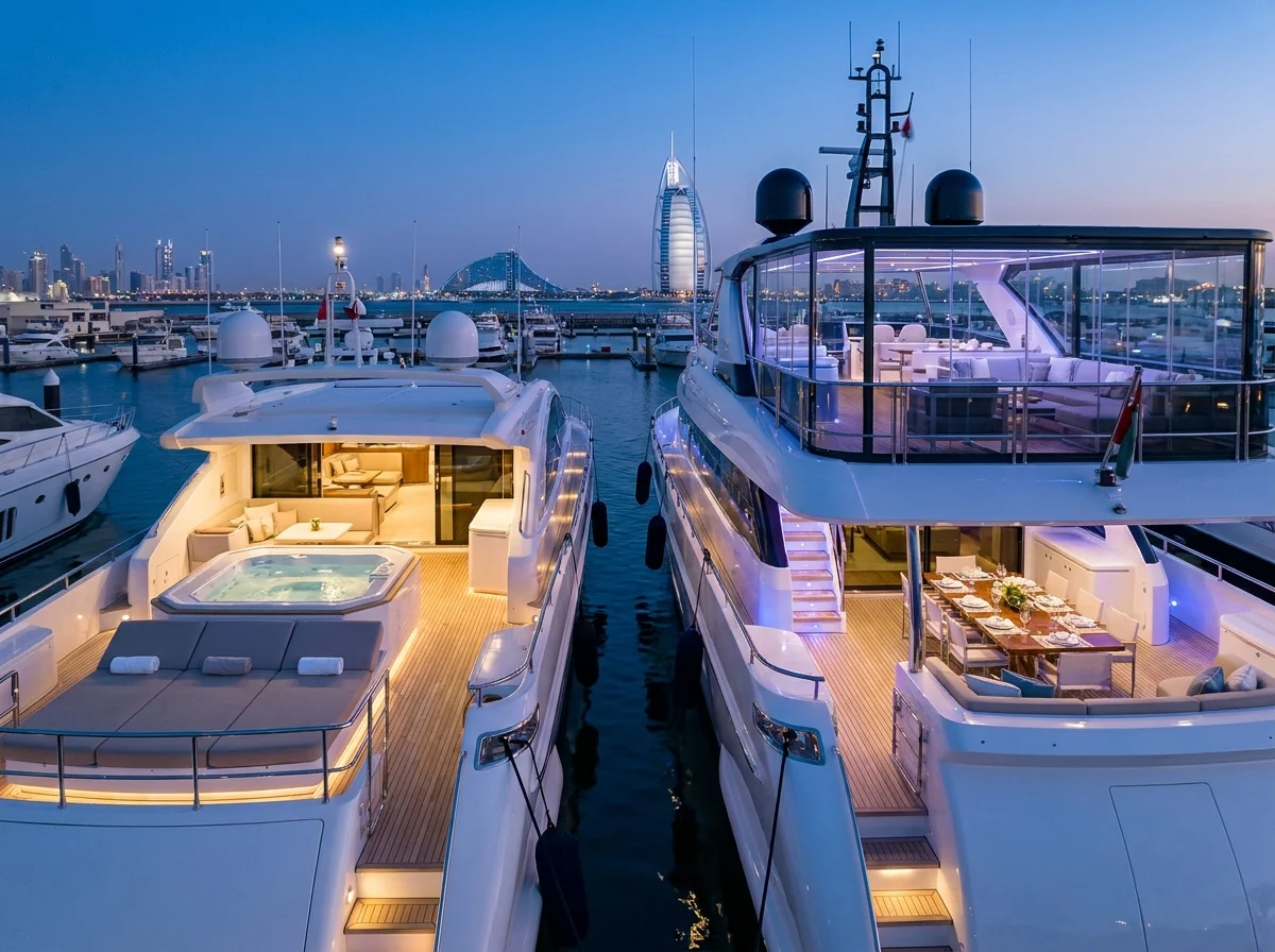 Luxury Yacht Charter Dubai comparison detail in Dubai