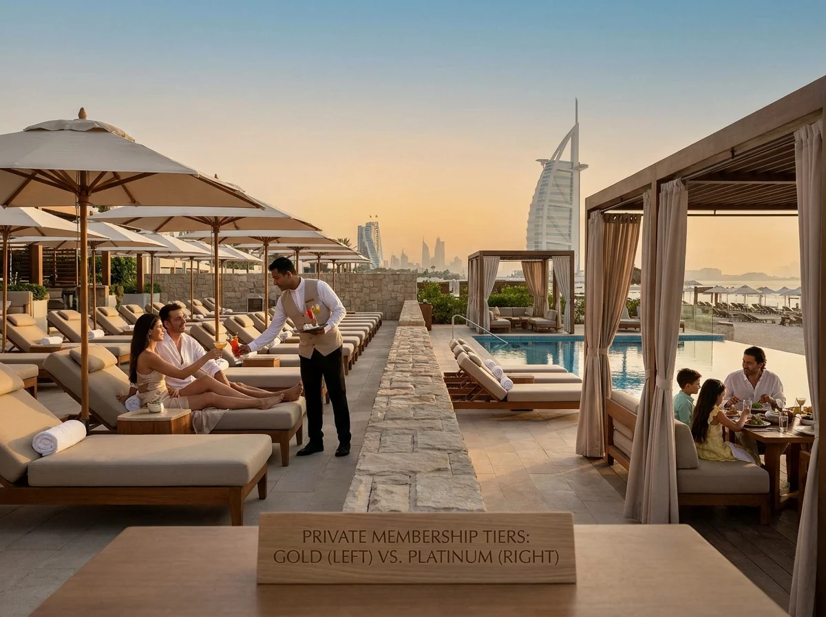 Private Beach Club Memberships Dubai comparison detail in Dubai