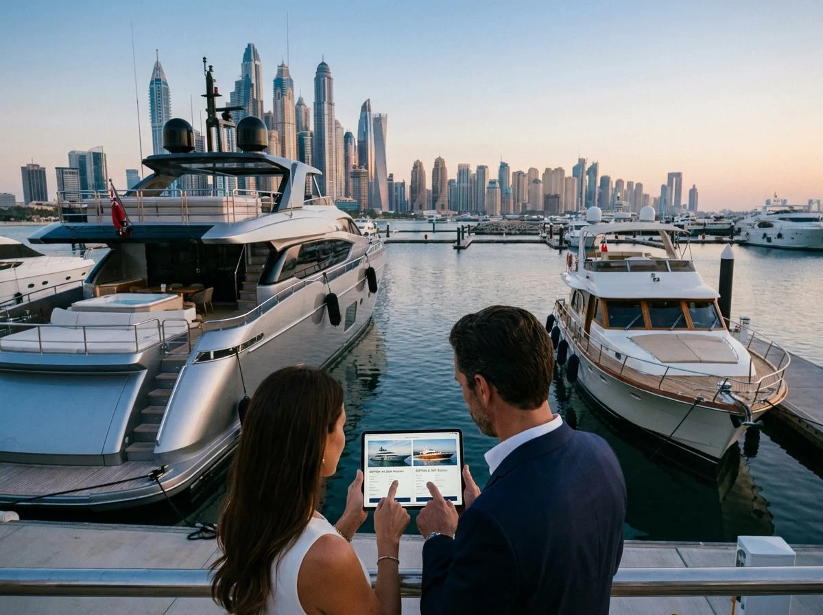Superyacht Charter Dubai comparison detail in Dubai