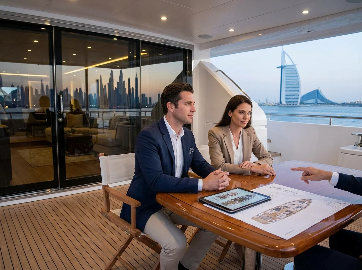 Superyacht Charter Dubai appointment or site visit context in Dubai